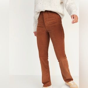 NWT Old Navy women’s Extra High-Waisted Kicker Corduroy Boot-Cut 18 regular